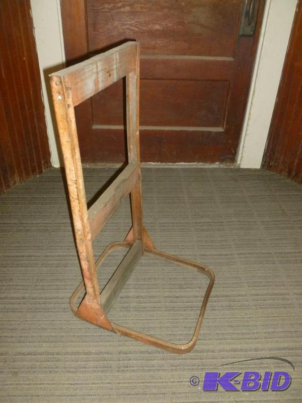 lot 121 image: Boat motor stand, measures 30.5" H. ...
