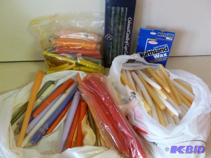 lot 148 image: Large lot of candle&nbspmaking items. ...