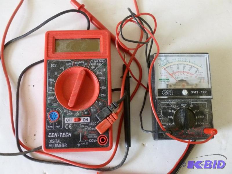 lot 180 image: Lot of two electrical testers, GB GMT-12P and...