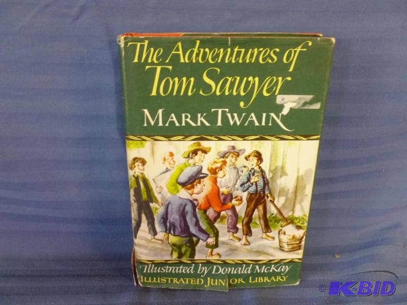 lot 37 image: Vintage Book - The Adventures Of Tom Sawyer -...