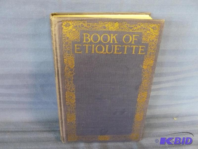 lot 39 image: Antique Book - The Book Of Etiquette - 1923.&...