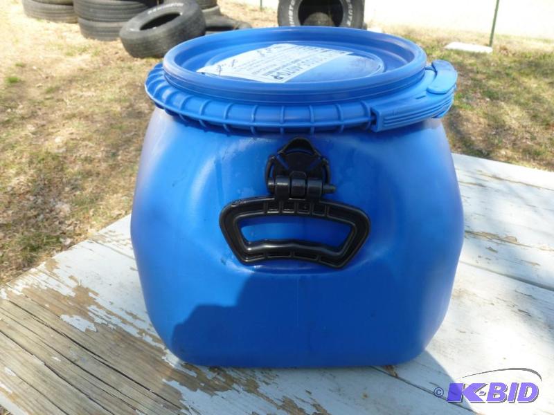 lot 77 image: 3 gallon plastic food grade storage container...