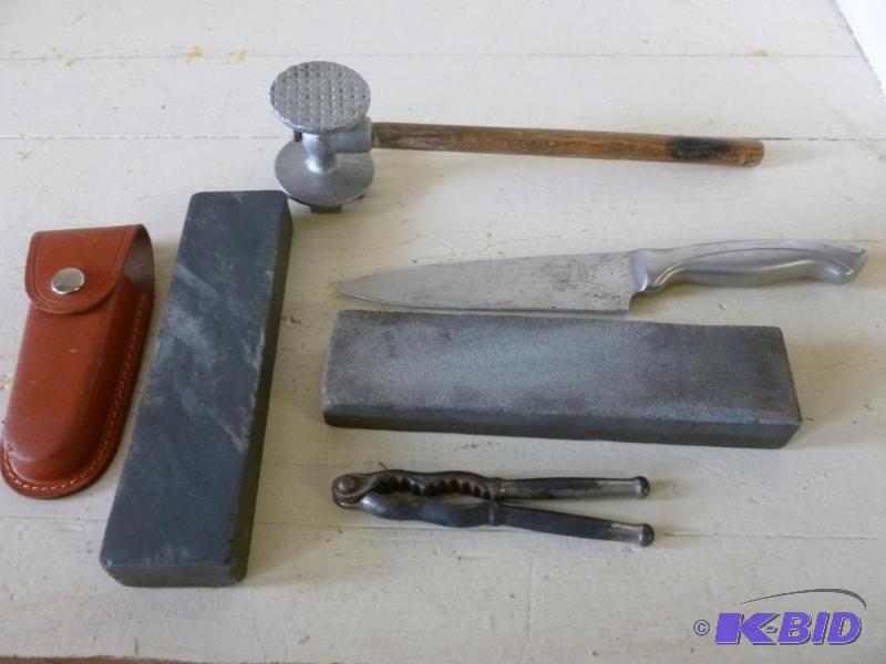 lot 96 image: this lot consists of two large sharpening sto...
