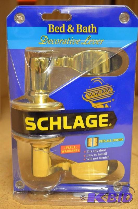SCHLAGE&nbsp Bed &amp Bath Decorative Lever...