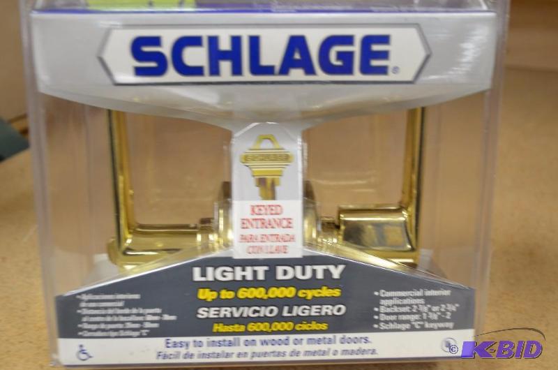 SCHLAGE Light Duty Bright Brass   S51CS V 4 A...