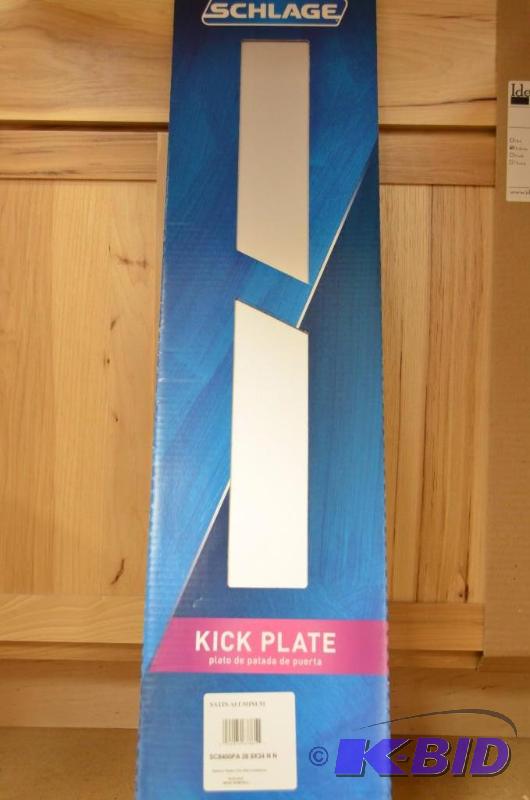 SCHLAGE &nbspKick Plate&nbsp Satin Aluminum...