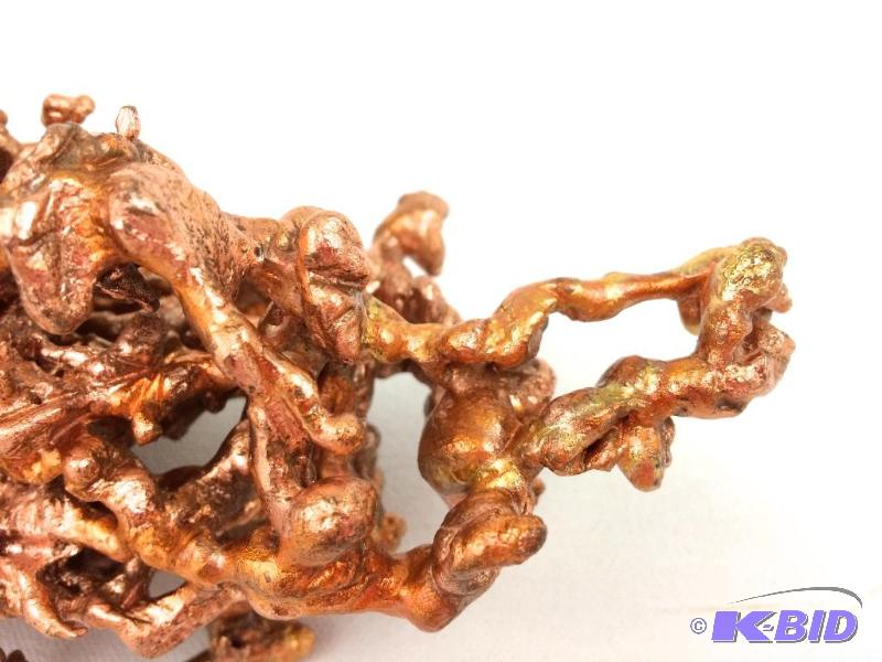 Black hills Copper Splash Sculpture with Gold & Silver
