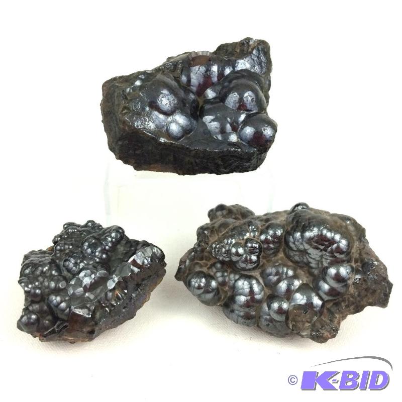 lot of 3 EXTRA GRADE hematite mineral Specimens$$$