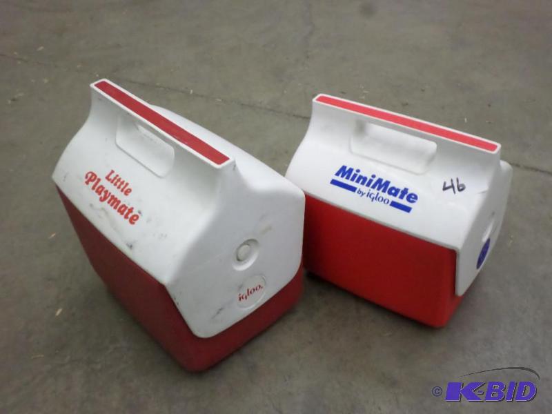 lot 46 image: (2) Igloo Lunch Coolers...