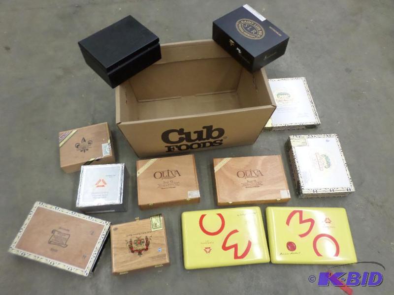 lot 78 image: Box Of (12) Empty Cigar Boxes Monte Cristo, ...