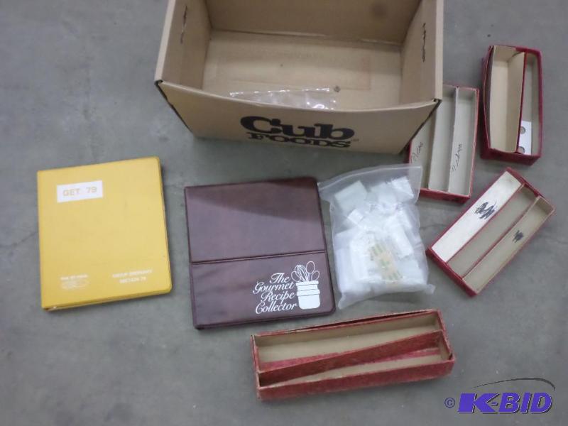 lot 85 image: Box Of Empty Coin Notebooks With 2&quotx2&qu...