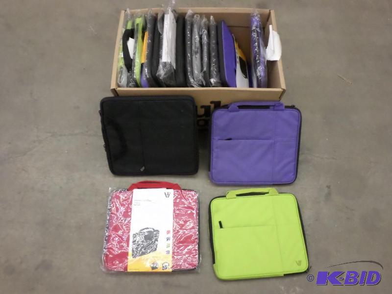 lot 86 image: Box Of (19) New Computer Cases, All New, Ipad...