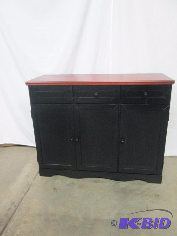 Sideboard with 3 Cabinets and Drawers