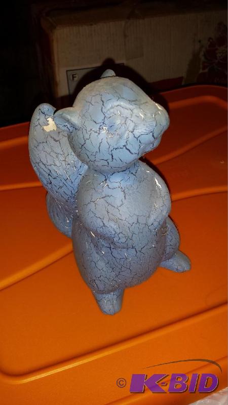 a blue squirrel...