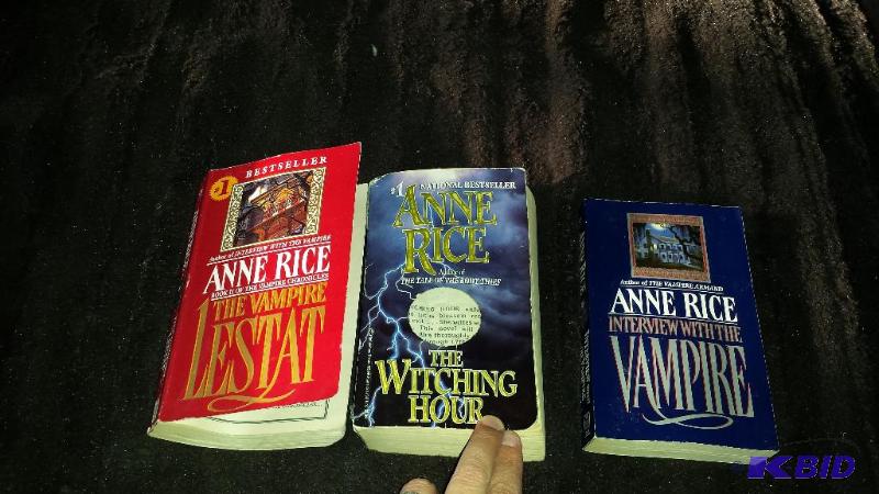 a lot of Anne Rice books...