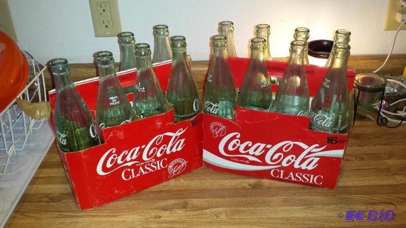 coke bottles...