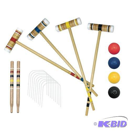Franklin Recreational 4 Player Croquet Set With Carry Bag