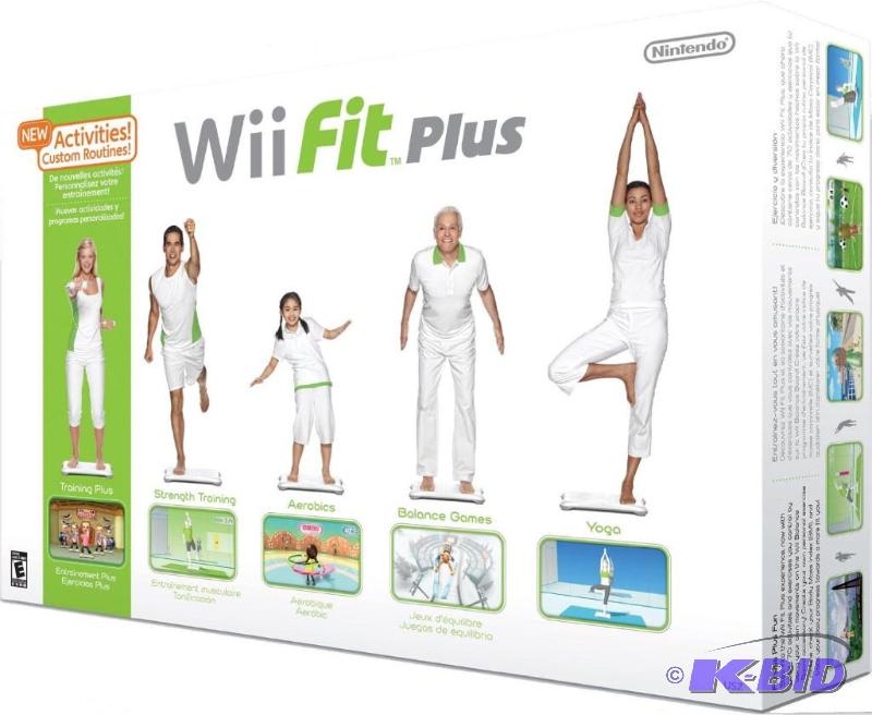 Wii Fit Plus Video Game with Balance Board