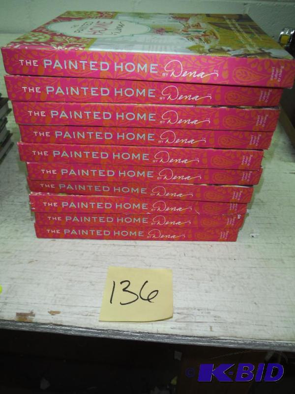 Lot of 10 books the painted home