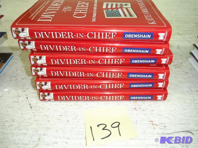 Lot of 10 Books Divider-in-Chief The Fraud of Hope and Change