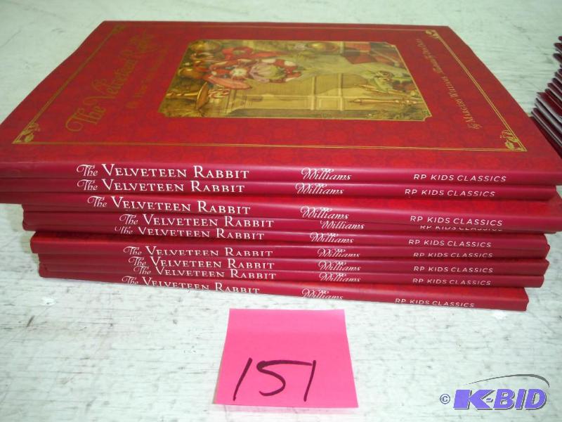 Lot of 10 Books The Classic Tale of the Velveteen Rabbit Or, How Toys Became Real (Christmas Edition)