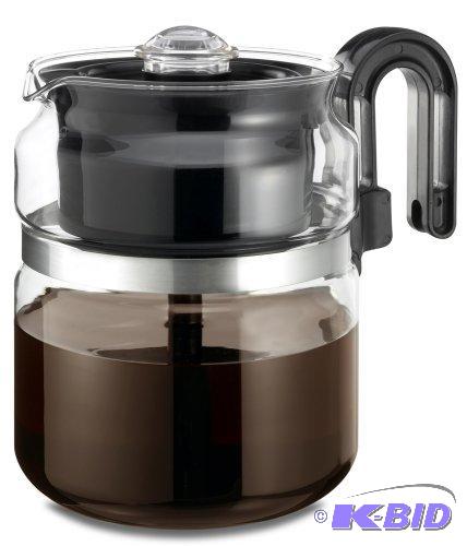 Medelco 8 Cup Glass Stovetop Percolator