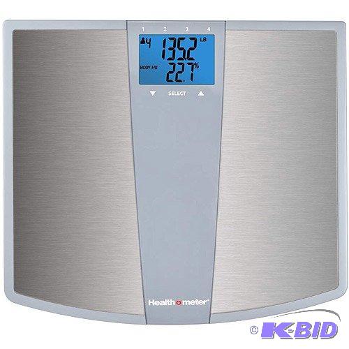Stainless Steel Body Fat Bath Scale with Daily Caloric Intake Technology, BFM144 - Health o meter