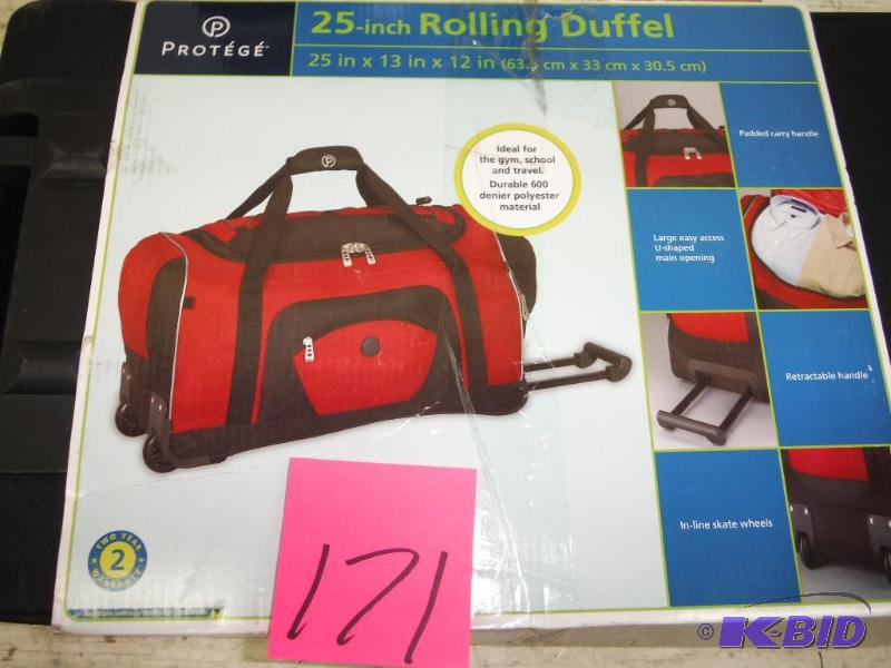 Protege 25 Rolling Duffel Bag- RED