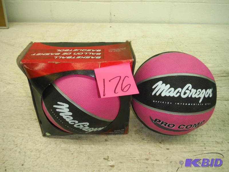 2 pink macgregor basketBalls - official size
