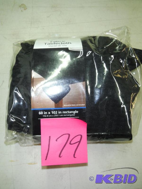 Fabric tabel cloth 60x 102 - black