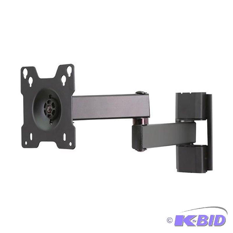 Peerless TVA724 TruVue Full-Motion Tilting Wall Mount for 10-24-Inch Displays (Black)