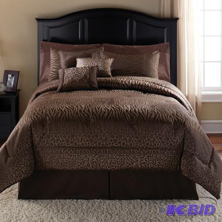 Mainstays Safari 7-Piece Bedding Comforter Set