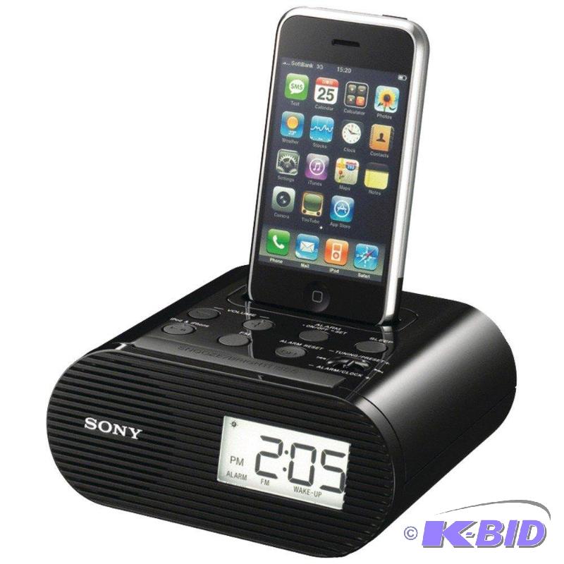 Sony ICF-C05IP 30-Pin iPhoneiPod Clock Radio Speaker Dock (Black)