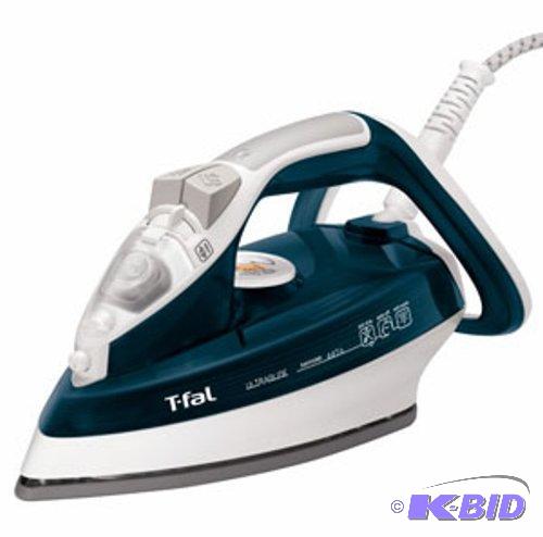 T-fal FV4476 Ultraglide Easycord Auto-Off Steam Iron with Ceramic Scratch Resistant Nonstick Soleplate Anti-Drip and Scale System, 1700-Watt, Teal