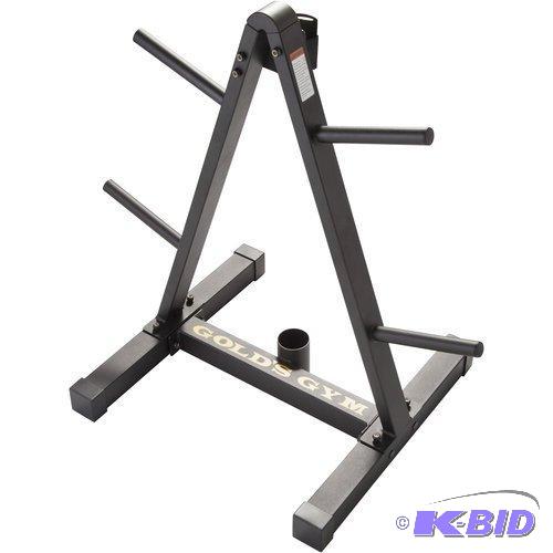 Golds Gym Weight Plate and Barbell Storage Rack