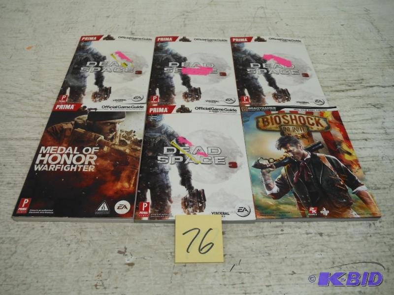 Lot of 6 Game Guides