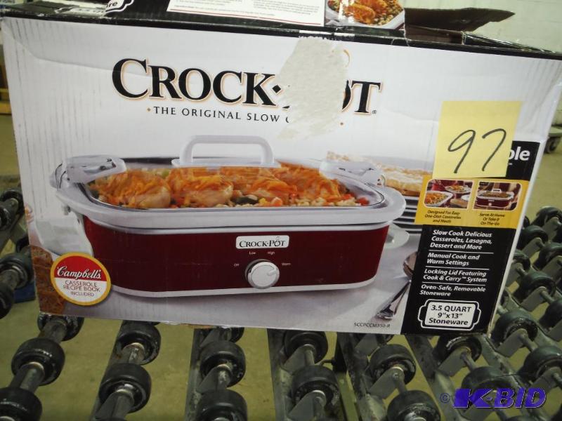 Crock-Pot Casserole Crock, Red