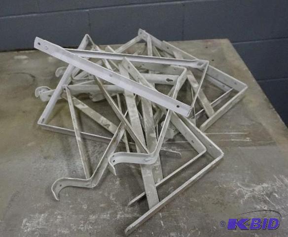 1 Lot of Wall Mount Shelving Brackets In Used...