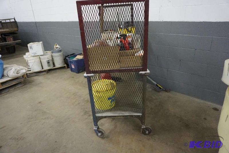 Wheeled 2 Level Metal Shop Cart Will Include ...
