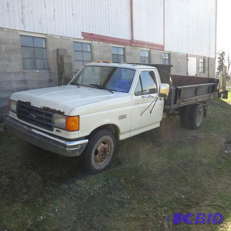 1988 Ford E350 dump truck. 53,325 miles on 5 ...