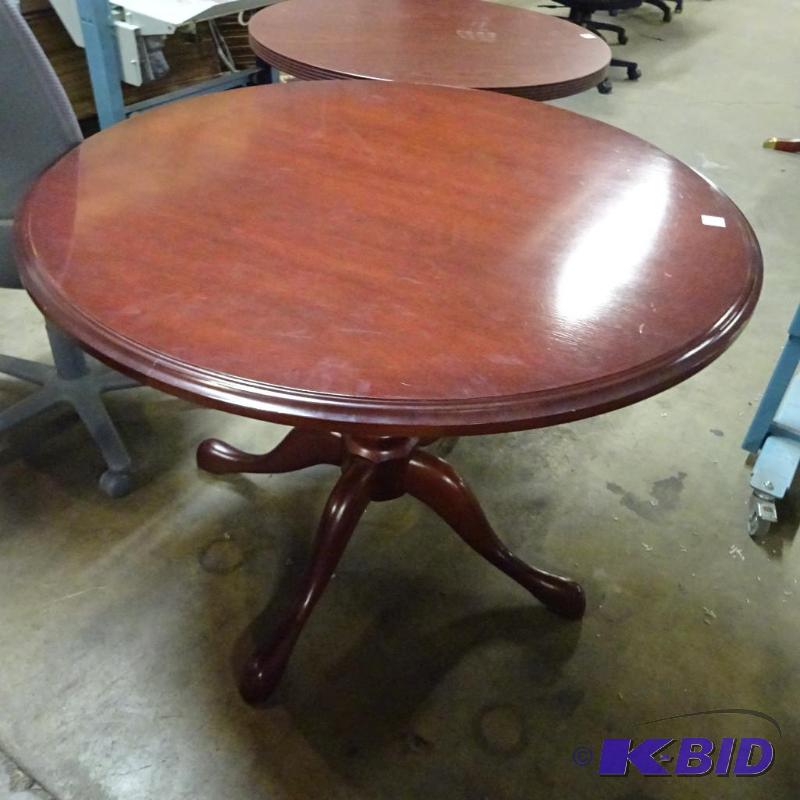 Wood 42&quot Round Table Wood Frame...