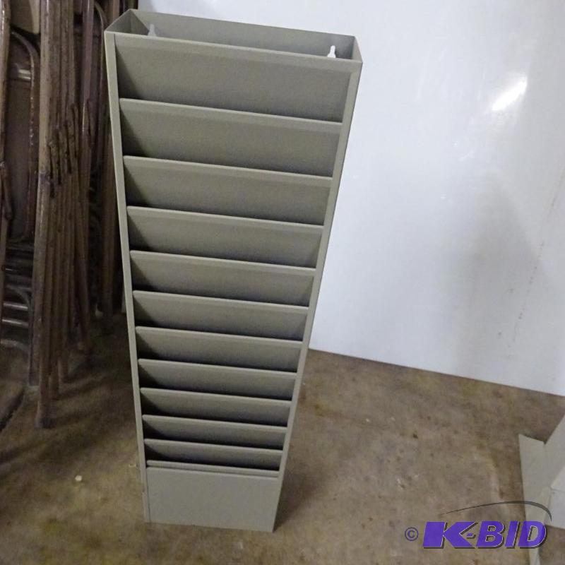 Wall Hanging Metal File Sorter 10 X 4 X 36...