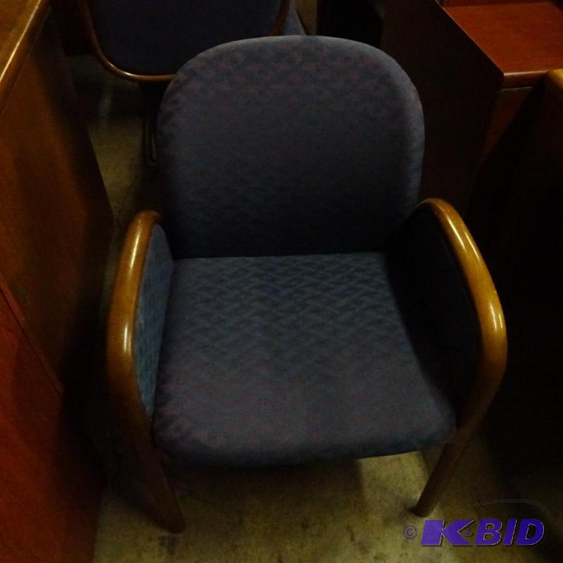2 Matching Wood Framed Side Chairs...