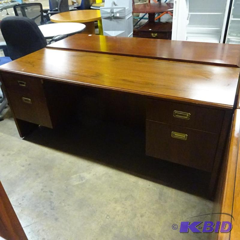 Wood Office Desk 4 Drawers 72 X 24 X 30...
