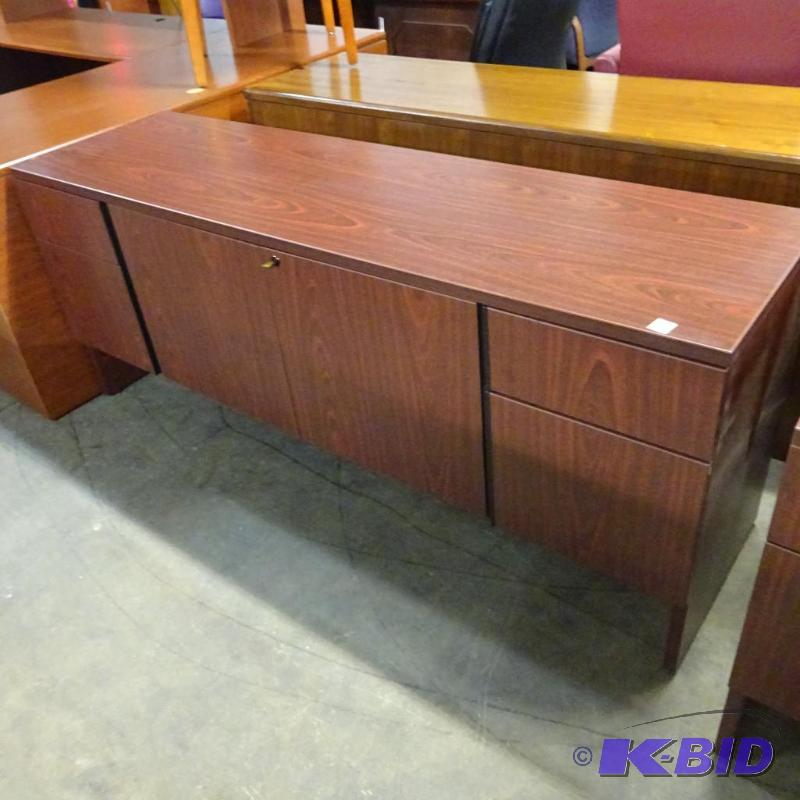 Laminate Office Credenza 4 Drawer and 2 Doors...