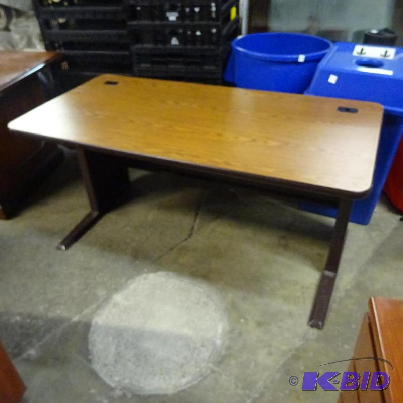 Metal Framed Desk with Laminate Top 60 X 30 X...