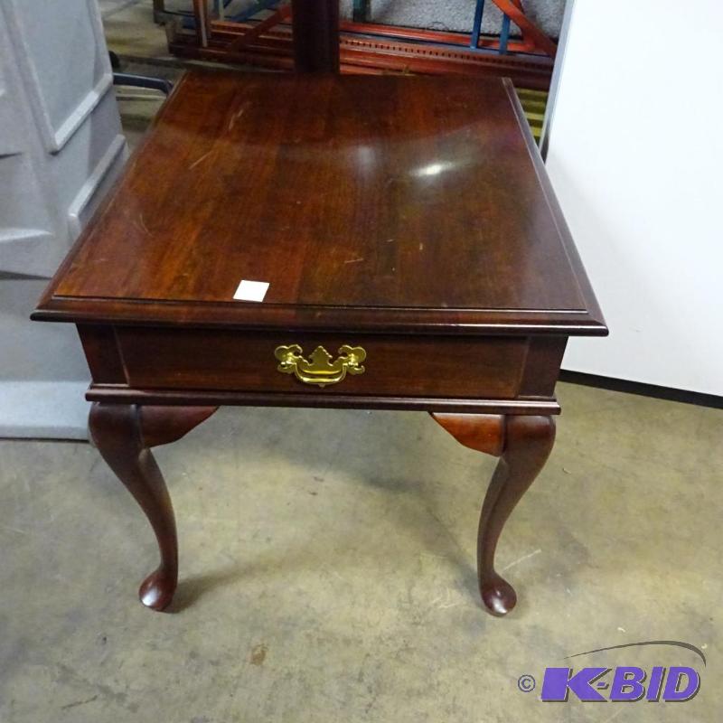 Wood End Table One Drawer 22 X 27 X22...