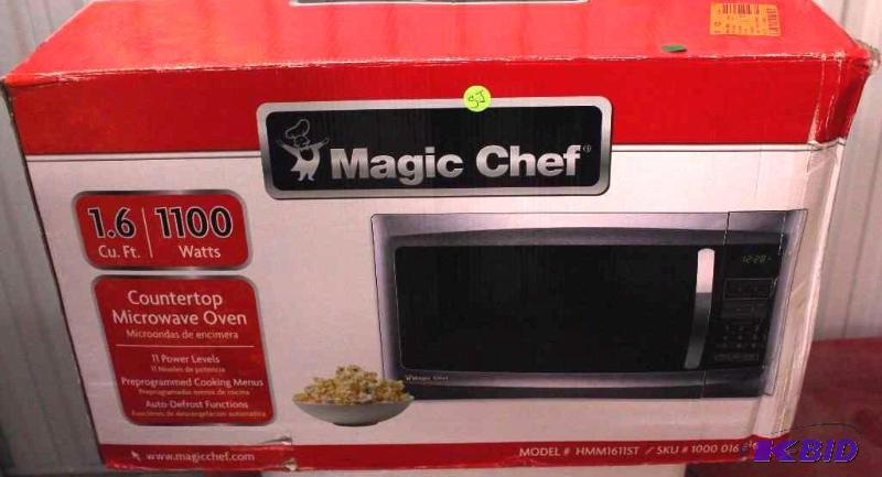 Magic Chef Microwave Oven tested, Used Customer Return