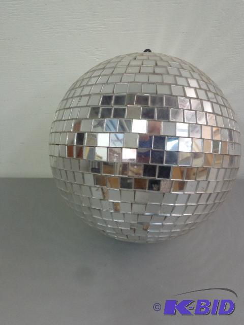 lot 117 image: Disco Glitter Ball   12 dia ...