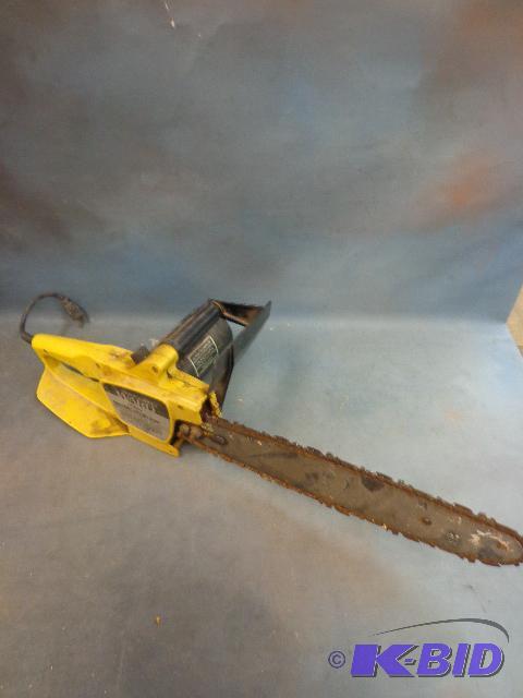 lot 134 image: Montgomery Wards Electric Chainsaw   works ...